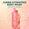 Kopari Jumbo Coconut Hydrating Body Wash with Organic Coconut Water, Sea Kelp and Aloe Vera, Luxurious Gel to Foam, Sweet Coconut & Vanilla, 25 oz