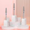 Rolybag Cuticle Nail Drill Bits Tapered Shape Cuticle Drill Bit for Nail Drill Bit 3/32” Professional Safety Cuticle Clean Drill for Electric Remove Cuticle Dead Skin Manicure Tools (Medium)