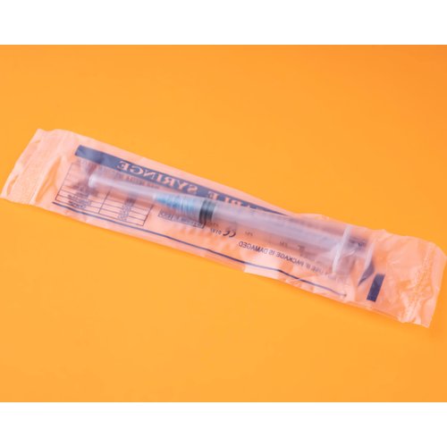 3ml Luer lock Syringe with diameter 23G Long 1Inch Needle, Sealed Package (100)