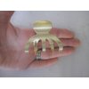 Generic Medium gold tone textured metal hair claw clip