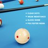 GSE Billiard Practice Training Cue Ball, AAA-Grade PRO Cup Standard Pool Billiard Cue Ball with 6 Red Dots, Billiards Accessories (6 oz 2-1/4")