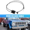 uxcell Hood Release Cable for Dodge D150 D250 W150 W250 Ramcharger 1981-1993 for Dodge W100 1984-1989 No.55024942 Front Hood Latch Lock Control Cable