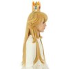 karlery Kids Girls Long Golden Princess Costume Wig with Crown Halloween Cosplay Party Wig