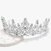 CHANACO Birthday Crown Tiaras for Women Birthday Girl Sash Silver Crystal Birthday Tiara Rhinestone Birthday Headband Princess Crown for Girls Hair Accessories Happy Birthday Party Decorations