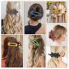 EEEKit 12PCS Duck Billed Hair Clips, 9 Colors Barber Hair Hairstyling Flat Claw Clips for Women Thick Thin Hair Accessory