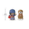 F-Price Toy Figure Pack - Story Starter Figure Set - HBW64 - Mailperson & Brown Dog Figures