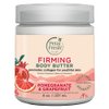 Petal Fresh Pure Firming Pomegranate & Grapefruit Body Butter, Organic Coconut Oil, Argan Oil, Shea Butter, Promotes Collagen, For All Skin Types, Natural Ingredients, Vegan and Cruelty Free, 8 oz