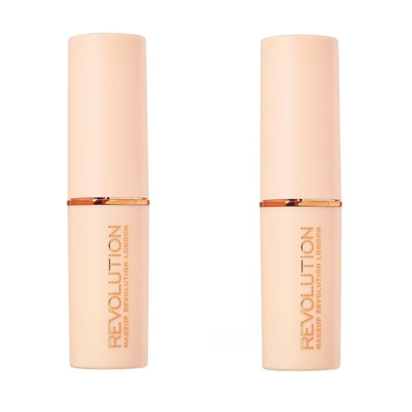 Pack of 2 Makeup Revolution Beauty Fast Base Stick Foundation, F9