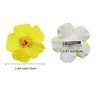 Aacehlh 6pcs Hawaiian Flower Hair Clips,3.94 Inch Plumeria Hair Clips Hibiscus Hair Barrettes for Hawaii Tropical Party Decorations, Luau Party Supplies favors, Bridal Wedding