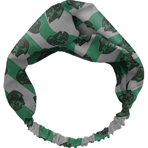 Spoontiques - Headband - Printed Fabric Hair Bands - Knotted Hair Band for Everyday Use - Slytherin, One Size (20303)