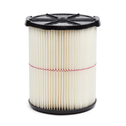 CRAFTSMAN CMXZVBE38754 Red Stripe General Purpose Wet/Dry Vac Replacement Filter for 5 to 20 Gallon Shop Vacuums