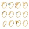 Dochais 12PCS Nose Rings Hoop 20G Nose Rings for Women Surgical Stainless Steel Nose Piercing Dangle Nose Ring Cartilage Earring Jewelry