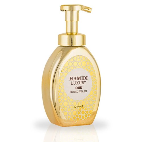 Hamidi Luxury Oud Hand Wash 350ml (11.9 OZ) Indulge In A Premium Liquid Hand Soap With An Enticing Oud Scent, Rejuvenates And Nourishes Your Skin, Experience The Ultimate Moisturizing Hand Wash