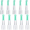 Ear Spoon Tips Ear Cleaner Replacement Set for 3.5 mm Otoscope Plastic Ear Cleaner Tips Reusable Ear Cleaner Spoon Tip for Teens Adults Family Ear Health Care (Transparent)
