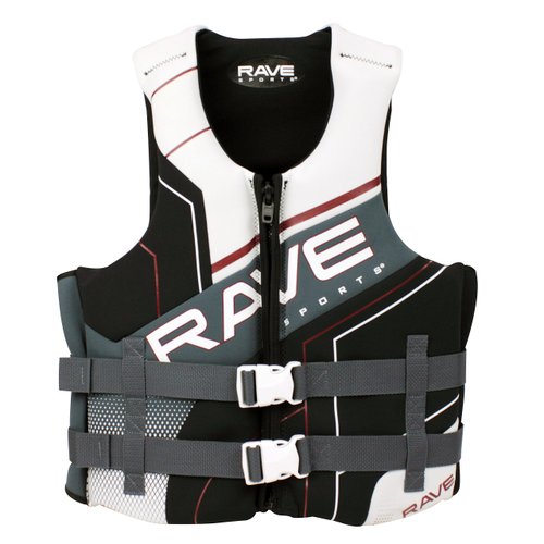 RAVE Sports Adult Neoprene Life Vest PFD, USCG Approved Type III PFD Adult Dual Neo Life Vest - XL/XXL