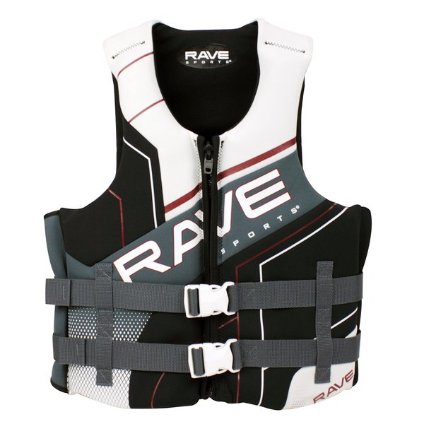 RAVE Sports Adult Neoprene Life Vest PFD, USCG Approved Type III PFD Adult Dual Neo Life Vest - XL/XXL