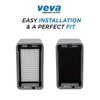 VEVA Premium 2 HEPA Filters and 6 Pack of Pre-Filters compatible with Air Purifier Models AC4100/AC4150BLCA and Replacement FLT4100 Filter E