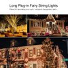 RESNICE Warm White Fairy String Lights 400FT Long 1200 LED Waterproof Plug in String Lights with Remote for Living Bed Room, Backyard, Patio, Garden, Porch, Wedding or Christmas