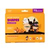 Epielle Acne Patch Shapes Halloween Edition, 75 Count with Hydrocolloid Dressing | Korean Skincare | Fun for parties, sleepovers, girls' nights