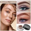 Eyebrow Pomade Cream,Brow Pomade Gel Naturally Long Lasting Waterproof,Delicate and Smooth Eye Brow Makeup Cosmetics with Eyebrow Brush - Light Brown