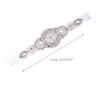 Missgrace Flower Gilr Silver Crystal Rhinestones Headband Wedding Hair Accessories Hair Jewelry for Wedding and Girls