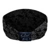 That's A Wrap Women's Skull & Scroll Black/White Knotty Band Head Wrap. KB2922