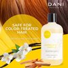 DANI Natural Moisturizing Shampoo Naturals - Warm Sandalwood Vanilla Essential Oil - Organic Aloe Vera & Coconut Cleansers - Sulfate, Phthalate & Paraben Free - Vegan & Cruelty Free - 12 Ounces