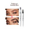 Eyebrow Pencil 4 Fork tip Design Stereoscopic Eye Makeup Eyebrow Makeup, Long Lasting, Waterproof and Smudge-proof Eyebrow Black