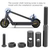 Keenso Scooter Shaft Locking Screw, Durable Carbon Steel Scooter Locking Screw for Max G30 Electric Scooter