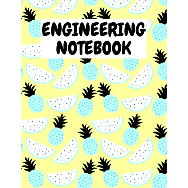 Engineering Notebook: Logbook Jungle 8.5x11 Quad Ruled Graph Paper Notebook v37