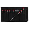 Wiha 26199 Slotted and Phillips Screwdriver Set in Rugged Canvas Pouch, 8 Piece
