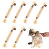 COSOWO 6 Pack Silvervine Cat Chew Toys, Natural Silvervine Sticks for Indoor Cats, Interactive Cats Dental Toy for Teeth Cleaning, Treat Catnip Toy for Kitten