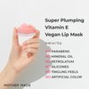 MOTHER MADE Lip Care Balm Plumping Vitamin E Vegan Lip Sleeping Mask 2EA, with Organic Shea Butter, Natural Oils, Vegan Collagen, For Dry Chapped Lips, Stocking Stuffers, Korean Skin Care