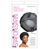 Stay On Satin Hair Wrap Drawstring Womens Bonnet for Sleeping, Black