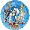 Anagram Sonic Birthday Party Supplies Video Gamers Controller Hedgehog Foil Balloon Bouquet Decorations 6pc