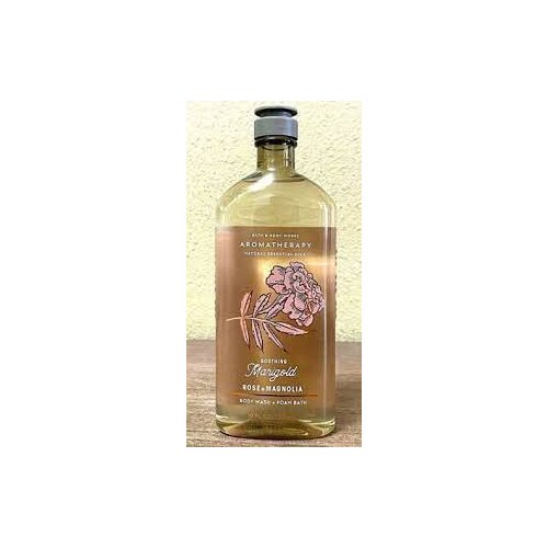 Aromatherapy Soothing Marigold - Rose Magnolia Body Wash + Foam Bath 10 Fl Oz/ 295 mL