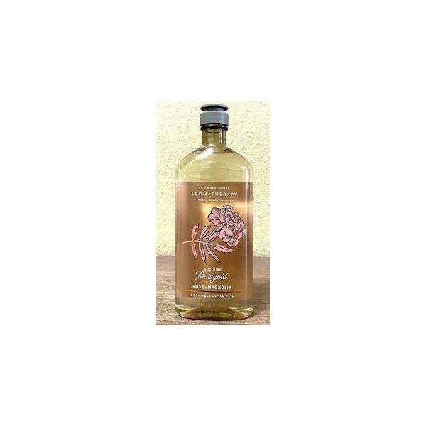 Aromatherapy Soothing Marigold - Rose Magnolia Body Wash + Foam Bath 10 Fl Oz/ 295 mL