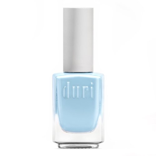 duri Nail Polish, 107S, Cloud True Blue, Pastel Blue shade, Semi Matte Finish, 5 fl.oz.