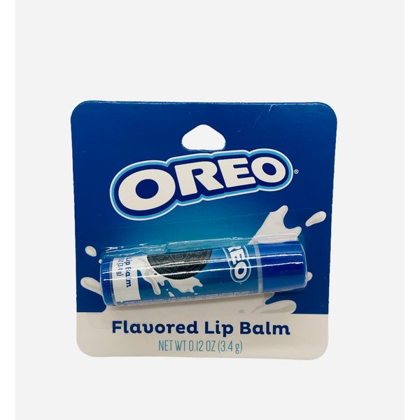 Taste Beauty (1) Stick Oreo Cookie Flavored Lip Balm Gluten Free - Blue Tube Carded - Net Wt. 0.12 oz