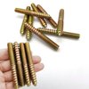 Yoliko 12 Pack 3/8-16 x 3 Inch Hanger Bolts 3/8-16" Double Headed Bolts 3/8 Wood Dowel Screw Self-Tapping Screw Hanger Bolts for Furniture Screws Double Screw Threaded Rods Bolt 75mm Length