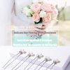 Barode Peals Wedding Hair Pins Rhinestones Bridal Hairpieces Gem Pearl U Pins Bride Hair Accessories for Women and Girls （5 Pcs）