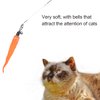 baoheyao 10 Pack Vibrant Cat Toy Worms with Bells,Interactive & Durable Toys,Wand Toys Replacement or for Individual Cat Play,It Will Bring Endless Fun to Cats