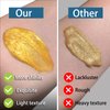 AbluFirst Liquid Illuminator Body Oil Glitter Waterproof 30ml Gold Glotion Highlighter Makeup Face Luminizer Moisturizing Light Shimmering Glow Non-sticky Long-lasting