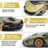QUN XING Remote Control Car 1:24 Officially Licensed 2.4GHZ Rc Cars Lambo Sport Racing Toy Car for Kids Boys 4-7 Years Birthday Gift, Green