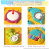 PANITU Baby Activity Cube Montessori Toys for 1 Year Old, Multi Sensory Shape Blocks, 6 in 1 Multifunctional Sensory Toys for Toddlers 1-3 Educational Learning Toys 1 Year Old Boy and Girl Gifts