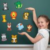 Animal Fridge Magnets for Toddlers,Refrigerator Magnets for Kids Full Back Magnetic Kids Educational Toys Baby Magnets Gift for Fridge Whiteboard Cute Animals Cartoon Magnets