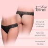 Felina Stretchy Lace Low Rise Thong - Sexy Underwear for Women, Thongs for Women, Seamless Panties for Women (6-Pack) (Neutrals, S/M)