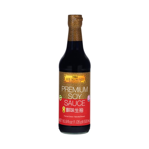 Lee Kum Kee Premium Soy Sauce 16.9 oz each (1 Item Per Order)