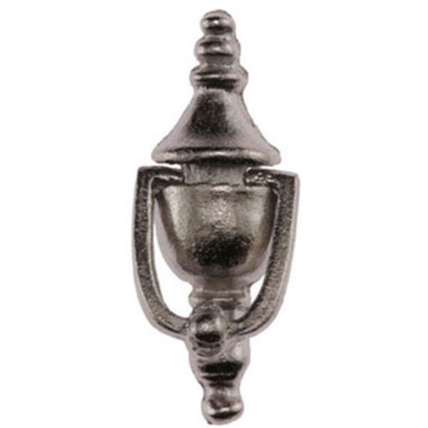 Handley House Dollhouse Miniature Traditional Satin Nickel Finish Door Knocker