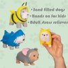Tigerdoe Dog Squishy Toys for Kids – 6 Pack - Stress Relief Toy for Kids – Squishy Fidget Toys – Squishy Sand Toys - Mini Dog Figurine Toy Set - Children’s Soft Sensory Toy – Squishy Anxiety Toys